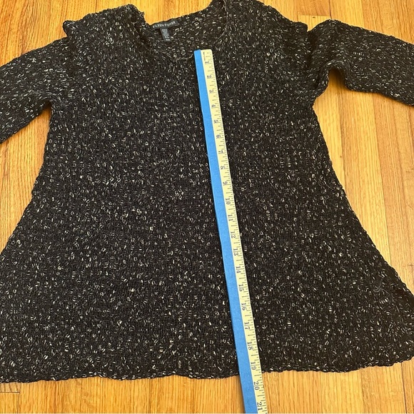 EILEEN FISHER Organic Cotton Fishnet Knit Slight A-line Sweater~Size M(z) - Picture 11 of 11